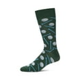thumbnail image 2 of MeMoi Men's "Golf Ball and Tee" Rayon from Bamboo Blend Novelty Crew Sock - Mens - Male, 10-13, Navy Blazer, 2 of 8