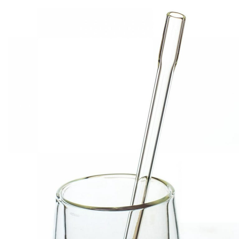 COLOURED BOROSILICATE GLASS STRAWS - Greens