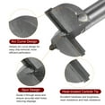 thumbnail image 4 of Uxcell 2 Piezas Brocas Forstner 32mm (1-1/4") Broca de Carburo de Tungsteno para Bisagra de Madera Carpintería, 4 of 7