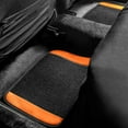 thumbnail image 6 of FH Group, Orange Black Carpet Floor Mats & Trunk Cargo Mat Combo Full Interior, 6 of 7
