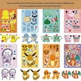 thumbnail image 4 of 24 Sheets Pikachu Make Your Own Stickers, DIY Make Face Stickers for Boys Girls, Party Favors Supplies Art Craft Family School Reward, 4 of 4