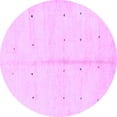 thumbnail image 1 of Ahgly Company Indoor Round Solid Purple Modern Area Rugs, 8' Round, 1 of 4