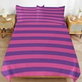 thumbnail image 4 of Pink And Purple Stripes 3D Set Duvet Cover Quilt Cover Theme for Twin Size, 4 of 6
