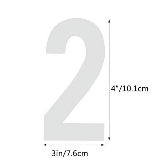 Reflective Mailbox Numbers Sticker for Outside, 4 inch 5 Sets 0-9 Self Adhesive Waterproof Number for Mailbox Address, Houses, Door, Cars, Trucks