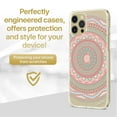 thumbnail image 2 of Case Yard iPhone-11-Pro-Max Case Clear Soft & Flexible TPU Ultra Low Profile Slim Fit Thin Shockproof Transparent Bumper Protective Cover Drop Protective Cell Phone Cases (Anna Mandala), 2 of 8