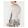 thumbnail image 2 of INC Mens Beige Floral Vest Jacket 3XL, 2 of 4