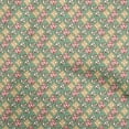thumbnail image 1 of oneOone Rayon Pear Green Fabric Poker Card Sewing Material Print Fabric By The Yard 56 Inch Wide, 1 of 4
