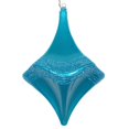 thumbnail image 1 of Vickerman MT194012D 8 in. Turquoise Candy Glitter Drop Ornament, 1 of 3