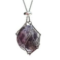 thumbnail image 1 of Chmadoxn Home Decor, Room Decor, Wall Decor Natural Crystal Mesh Pocket Metal Necklace Woven Pendant Chain Mesh Pocket Pendant Rope Pendant Rope, 1 of 4