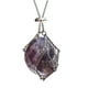 thumbnail image 1 of Natural Crystal Mesh Pocket Metal Necklace Woven Pendant Chain Mesh Pocket Pendant Rope, 1 of 4