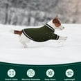 thumbnail image 4 of Kuoser Dog Winter Sweater, Cute Pet Pullover Vest, Soft and Thick Sweatshirt for Dogs and Cats, Green, XL, 4 of 8