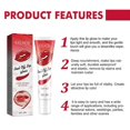 thumbnail image 2 of Brillo labial exfoliante Eelhoe, hidratante, hidratante, duradero, sin decoloración, mate, desgarrable, 1 unidad, rojo sexy, 2 of 3