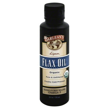 Barleans Flax Oil - Barleans Organic Oils Barleans Flax Oil, 8 oz