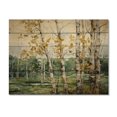 thumbnail image 3 of Designart "Birch Tree Landscape I" Tree Birch Print on Natural Pine Wood, 3 of 5