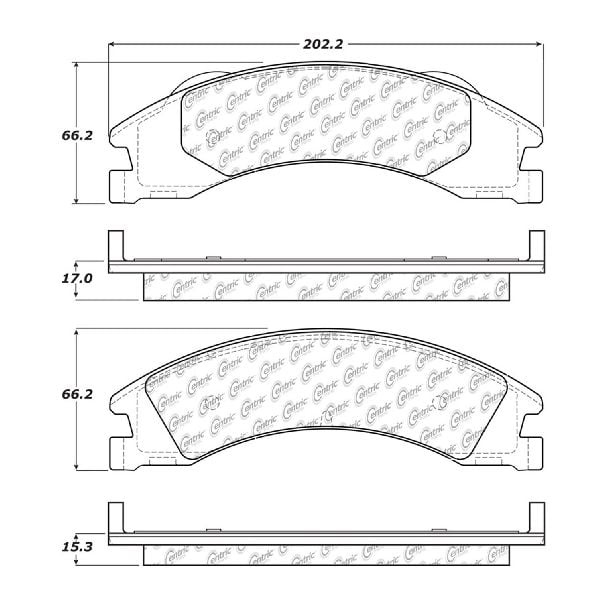 Go Parts Oe Replacement For 2008 2011 Ford E 350 Super Duty Rear Disc Brake Pad Set For Ford E 350 Super Duty Walmart Com