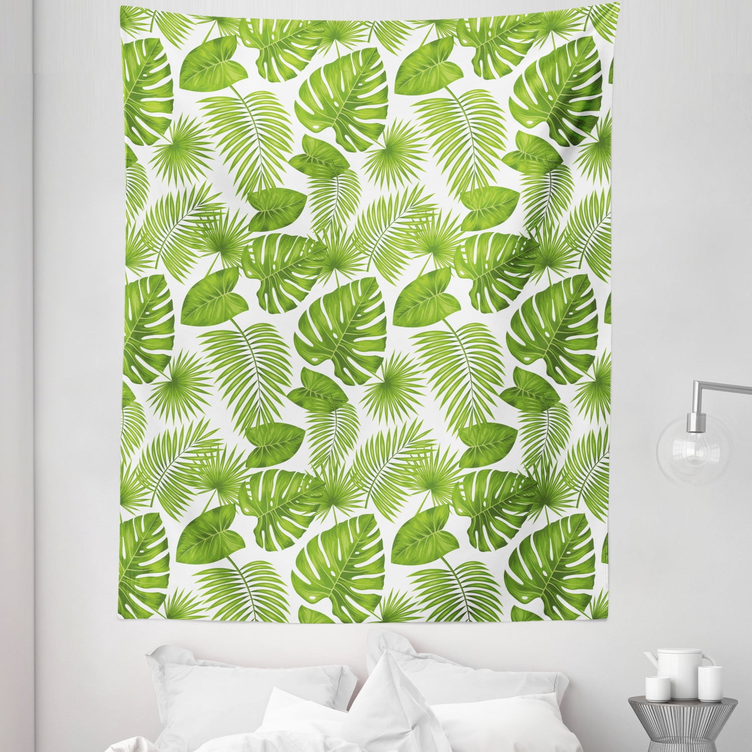 Exotic Tapestry, Repeating Tropical Forest Themed Pattern of Summer ...