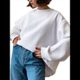 thumbnail image 3 of Sudadera de Mujer con Cuello Redondo de Gran Tamaño Y2K, Suéter de Moda de Otoño e Invierno, Jersey. L, 3 of 10