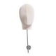 thumbnail image 2 of Expositor de pelucas y sombreros con cabeza de maniquí y circunferencia de cabeza de 52,5 cm. Organizador de gorras para pared. Beige, 2 of 9