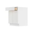 thumbnail image 6 of Furinno Shaker Drawer Base Kitchen Cabinet with 2-Doors, Ready to Assemble, 24 D x 27 W x 34.5 H, White, 6 of 9