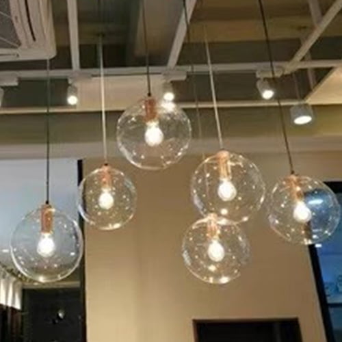 Kiven H-Type Track Lighting Light fixture, Modern Halo Track Pendant Light with Built-in Cable Wrapper and Glass Lampshade, Adjustable Length for Bedroom Kitchen Shop,Rose Gold Finish, 3-Light