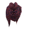 thumbnail image 1 of GDREDA Cape Écharpe Imprimé Léopard Chaud pour Femmes - Châle d'Hiver Polyvalent Accessoire de Mode Long Rouge Vin, Taille Unique, 1 of 2
