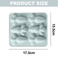 thumbnail image 2 of 2-piece chocolate molds, food-grade non-stick silicone baking, butter molds with different shapes, and silicone molds.blue, 2 of 6