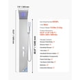 thumbnail image 6 of VEVOR Shower Panel Tower System with Rainfall Waterfall Shower Head, LED, 53 in Brushed Stainless Steel Shower Column, 5-Function Faucet, Wall-Mount Rain Massage System, with Handheld, Tub Spout, 6 of 10
