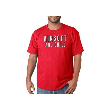 Airsoft GI Airsoft & Chill T- Shirt ( Small ) in (Best Airsoft Sniper Rifle Uk)