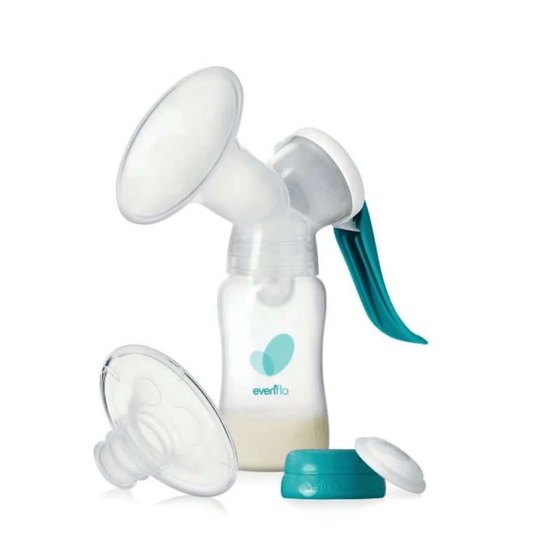 Evenflo Feeding Advanced Manual Breast Pump, Includes Milk Collection  Bottle and Flange Kit, Clear HSA/FSA Eligible - Walmart.com