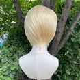 thumbnail image 5 of 613 Blonde Short Bob Cut Synthetic Lace Front Wigs for Women Cosplay Wigs, 5 of 7