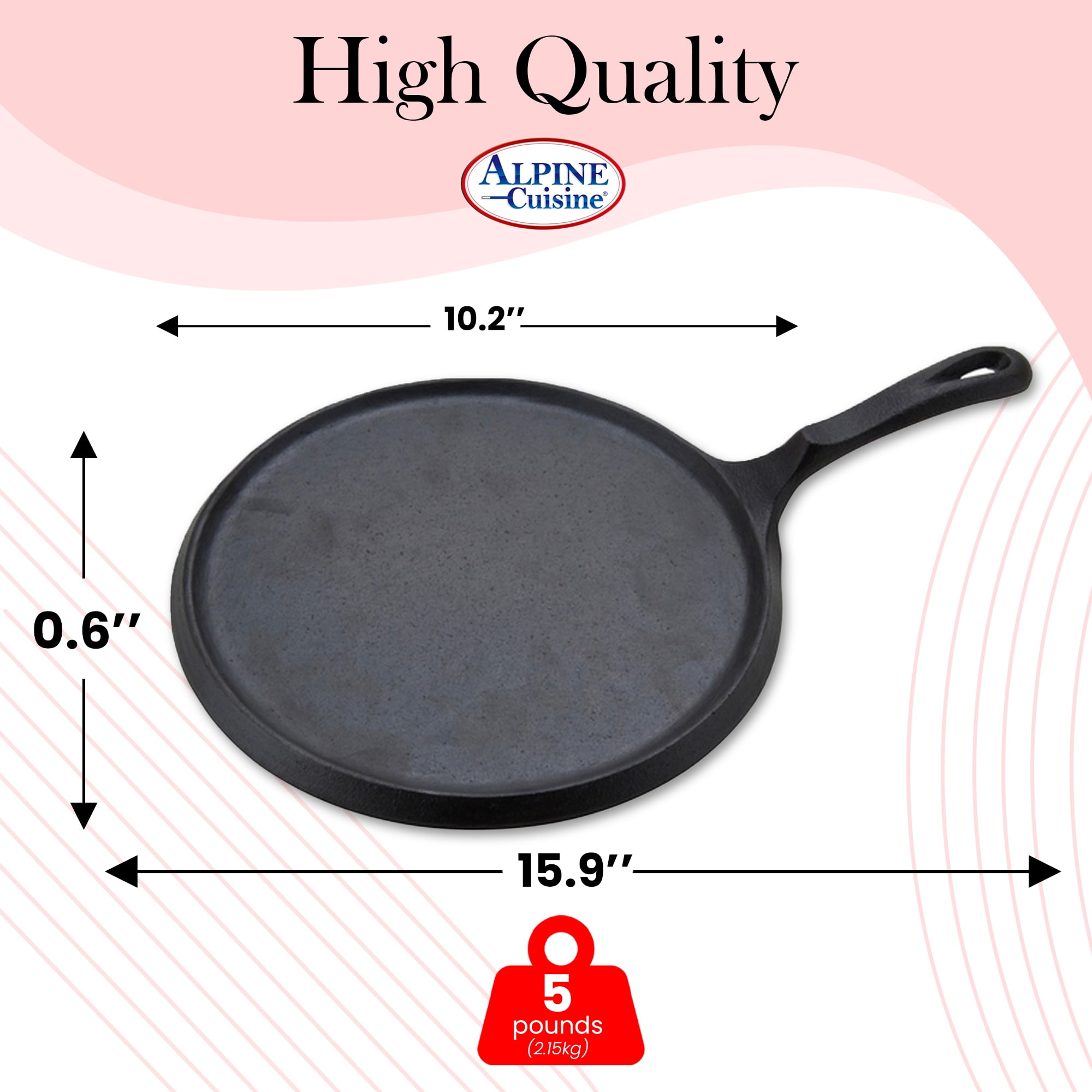 Comal - Cast Iron Plate Round - 10.5 in10.5 in