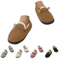 thumbnail image 5 of Oyedens House Shoes for Women Cozy Plush Lined Winter Warm Slip on Snow Loafers Boots Indoor Outdoor, 5 of 6