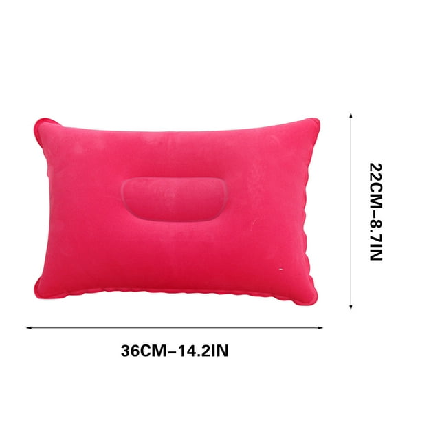 Leodye 1PCS Oreiller de Voyage et de Camping Auto-Gonflant pour l'Extérieur - Soutien Lombaire et Protection du Cou, pour la Randonnée/le Camping -14*8.6 Po