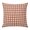 Ochre Amber White2, variant on Throw Pillow Covers 16x16 Inch, Red Buffalo Plaid Decorative Pillow Cases for Couch Sofa Bed, Farmhouse Checkered Boho Vintage Cotton Linen Square Home Decor Pillowcases with Hidden Zipper