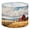 Color 1, variant on Rustic Linen Drum Lamp Shades Rustic Barn Farmhouse Country Landscape Farm Cow Vintage 13" x 13" x 10" Lampshade for Table Lamps Floor Lamps Lamp Shade Replacement Easy Assembly Required