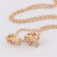 thumbnail image 5 of RuiJiao Fashion Collarbone Chain Necklace with Elaborate Two Elephants Pendant - Delicate Jewelry for Women, 5 of 5