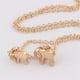thumbnail image 2 of Collar con colgante de dos animales delicado, cadena de clavícula de moda, decoración del hogar, 2 of 3