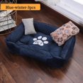 thumbnail image 1 of Bed for Dog Cat Pet Square Plush Kennel Medium Small Dog Sofa Bed Cushion Pet Calming Dog Bed House Pet Supplies Accessories ShopWise Round, 1 of 22