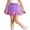 Purple, variant on Weebloom Kids Girls Skirt,Dancing Princess Flowers Prints Mesh Ballet Tutu Skirts Comfortable Streetwear,9-11 Years