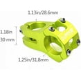 thumbnail image 3 of 31.8 Stem 45mm Bike Stem Wake Mountain Bike Stem Short Handlebar Stem for Most Bicycle, Road Bike, MTB, BMX, Fixie Gear, Cycling (Aluminum Alloy, Black Blue Gold Red), 3 of 10