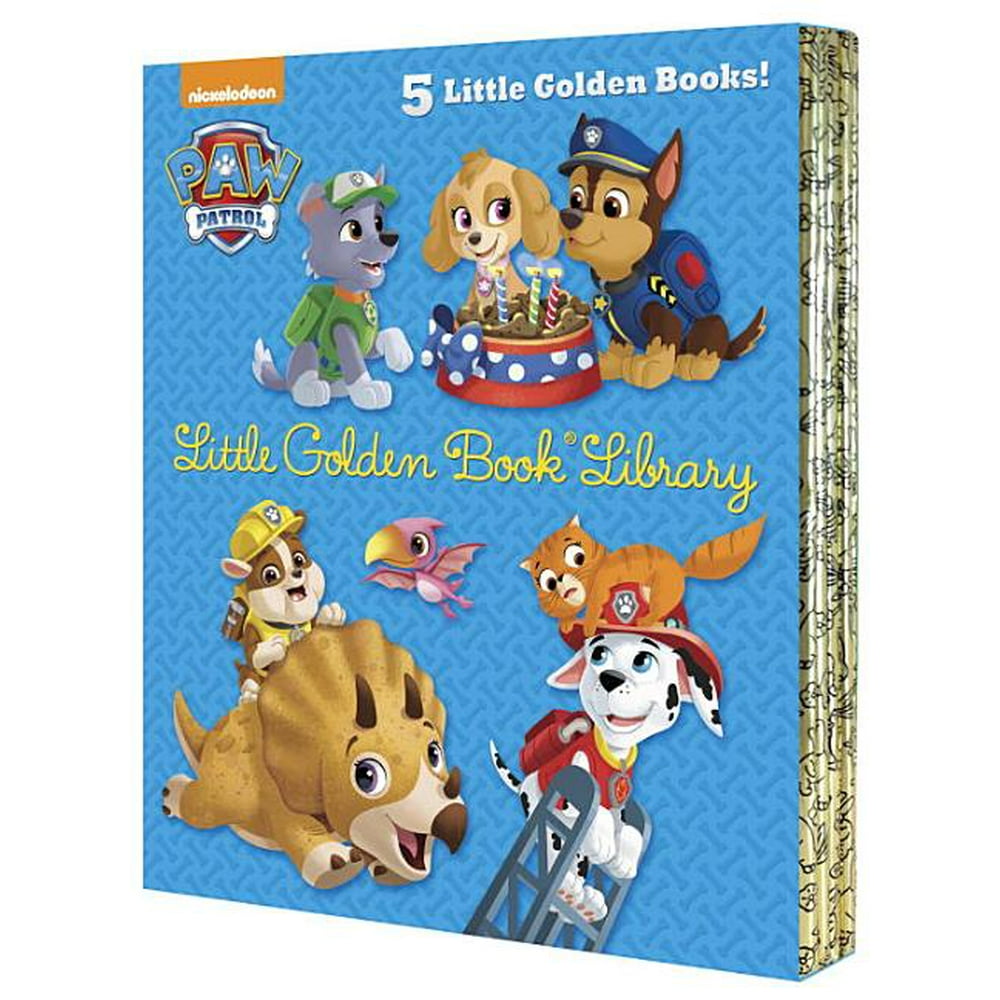 Paw Patrol Little Golden Book Library (Paw Patrol) (Hardcover