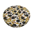 thumbnail image 2 of Lsque Snake And Rose Round Bar chair cushion covers Velvet Fabric Premium Comfort Protects from Scratches and Stains for 14-17 Inch Chair- 14 inch, 2 of 7