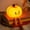 Orange, variant on Pumpkin Night Light, Cute Halloween Decor, LED Squishy Light With Feet, Dimmable Light Up for Kids Sleep, Silicone Rechargeable Bedside Touch Lamp, Dorm Room Funny Lamp