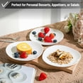 thumbnail image 3 of BTaT- White Dessert Plates, Set of 6, 8.3", Small Plates for Appetizers, 3 of 7