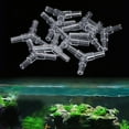 thumbnail image 1 of Aquarium Tee Connector Fish  Tee Connector Fish  Line Tubing Joint 20PCS Transparent Acrylic 3 Way Fish  Line Tubing Joint Aquarium Y Shape Air Pump Soft Pipe Tee Connector, 1 of 8