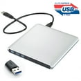 thumbnail image 6 of KKSQ USB 3.0 External DVD Drive,Ultra Slim External CD/DVD-High Speed Data Transfer for Macbook Pro Laptop/Desktops, 6 of 8