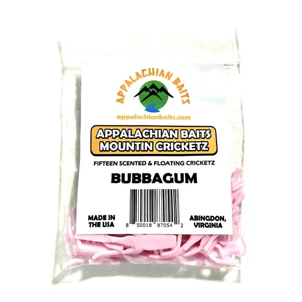 Appalachian Baits Mountin Cricketz Bubbagum 1 3/4" Soft, Floating