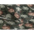 thumbnail image 3 of Ambesonne Floral Quilted Bedspread Set 3 Pcs, Gothic Jungle Flowers Retro, King, Charcoal Grey Pale Rose, 3 of 4