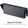 thumbnail image 5 of StarTech 2U 19-Inch Steel Vertical Wall Mount Equipment Rack Bracket RK219WALLV (Black), 5 of 5