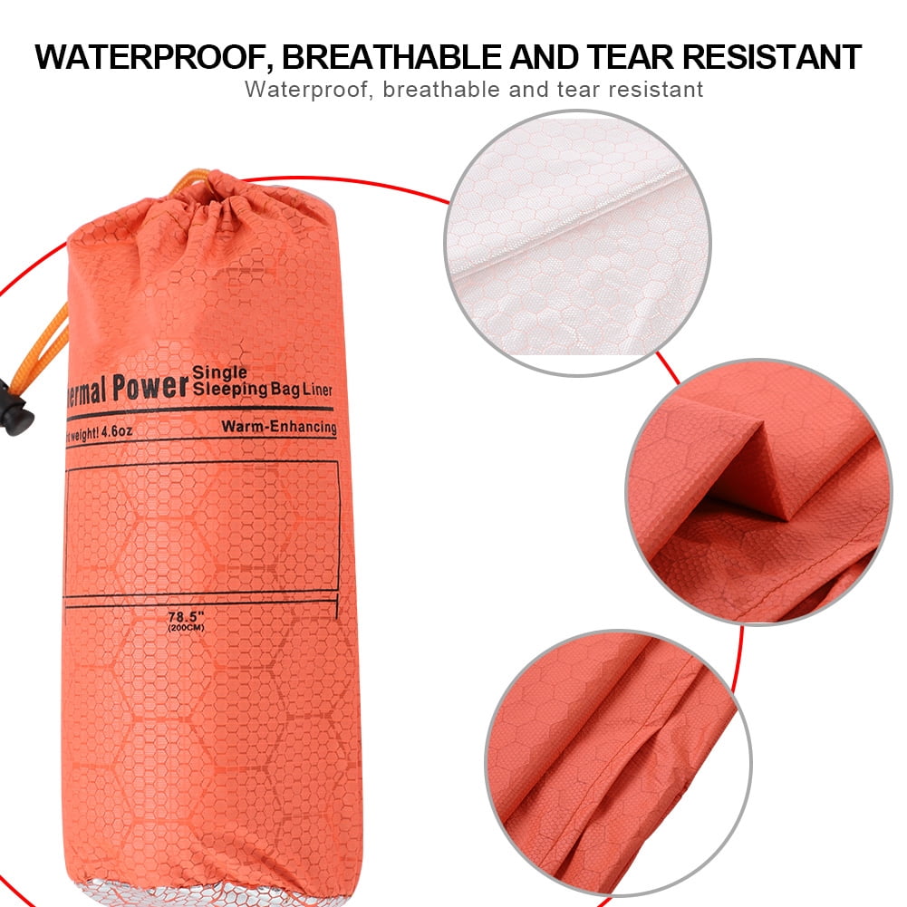 Camping Sleeping Bag, Waterproof Portable Envelope Type Single Sleeping Bag for Mountaineering Camping
